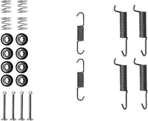 HELLA PAGID Tarvikesarja, seisontajarru 8DZ 355 201-831